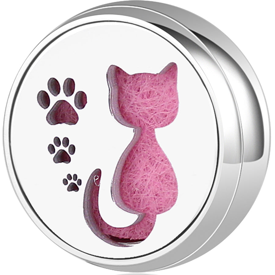 Wearable Diffuser | Fight off Virus | Comfortable Breathing - Cat & Paw - Charms & Pendants
