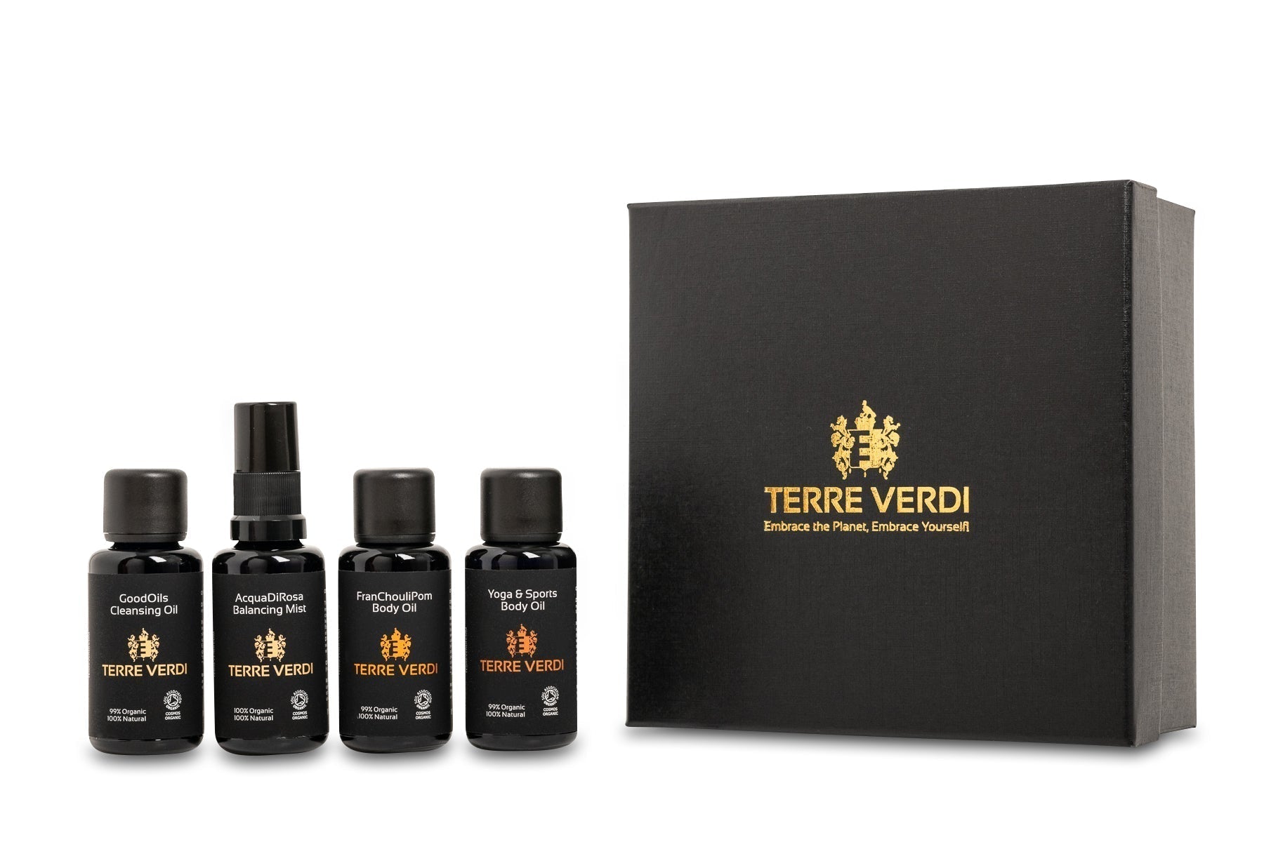 The Travel Box – Organic Skincare Trial Set - Bath & Body Gift Sets